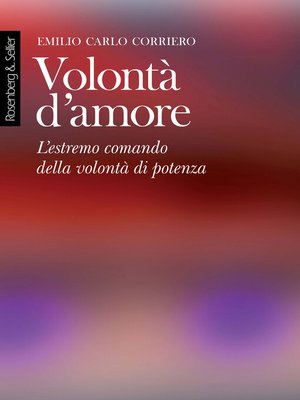 cover image of Volontà d'amore